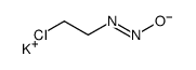 potassium,2-chloroethyl(oxido)diazene结构式