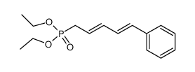 diethyl <(2E,4E)-5-phenylpenta-2,4-dienyl>phosphonate Structure