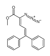 methyl 2-azido-5,5-diphenylpenta-2,4-dienoate结构式