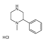 1-methyl-2-phenylpiperazine,hydrochloride结构式