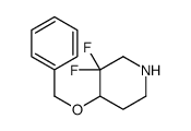 4-(benzyloxy)-3,3-difluoropiperidine structure