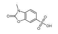 3-methyl-2-oxobenzoxazolin-6-ylsulfonic acid结构式