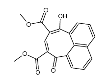 dimethyl 11-hydroxy-7-oxocyclo-octa[de]naphthalen-8,10-dicarboxylate structure