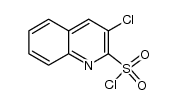 3-chloro-2-chlorosulfonylquinoline结构式