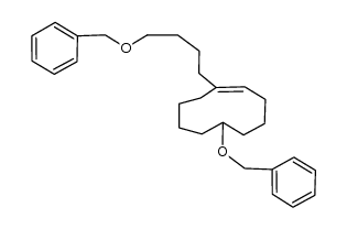 6-(Benzyloxy)-1-(4-(benzyloxy)butyl)cyclodecene Structure