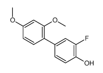 4-(2,4-dimethoxyphenyl)-2-fluorophenol Structure