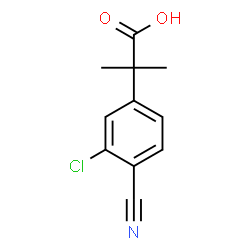 2-(3-chloro-4-cyanophenyl)-2-methylpropanoic acid picture