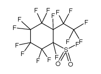 perfluoro-(2-ethylcyclohexanesulfofluoride) Structure