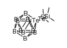 2,2,3,3-Tetramethyl-5,6-[1,2-dicarba-closo-dodecaborano(12)]-1,4-ditellura-2,3-disilacyclohexane结构式