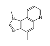 1H-Imidazo[4,5-f]quinoline,1,4-dimethyl-(9CI) structure