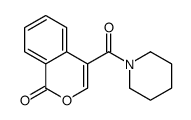 4-(piperidine-1-carbonyl)isochromen-1-one Structure