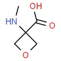 3-(Methylamino)oxetane-3-carboxylicacid structure