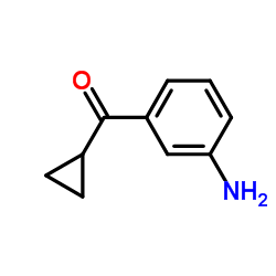 (3-aminophenyl)-cyclopropylmethanone structure