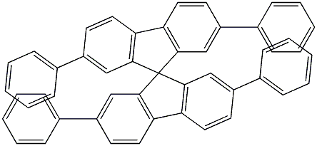 2,2',7,7'-tetraphenyl-9,9'-spirobi[fluorene]结构式