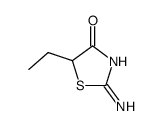 1-imino-5-ethylthiazolidin-4-one结构式