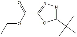 Ethyl 5-(tert-butyl)-1,3,4-oxadiazole-2-carboxylate structure