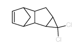 2,5-Methanocycloprop[a]indene, 1,1-dichloro-1,1a,1b,2,5,5a,6,6a-octahydro- structure