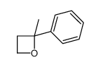 2-methyl-2-phenyloxetane Structure