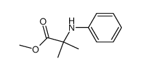 methyl 2-methyl-N-phenylalaninate Structure