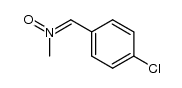 N-(4-chlorobenzylidene)methylamine N-oxide结构式