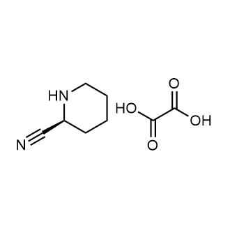 (2S)-Piperidine-2-carbonitrile oxalic acid Structure