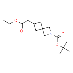 6-(2-乙氧基-2-氧代乙基)-2-氮杂螺[3.3]庚烷-2-羧酸叔丁酯图片