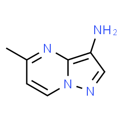 Pyrazolo[1,5-a]pyrimidin-3-amine, 5-methyl- (9CI) structure