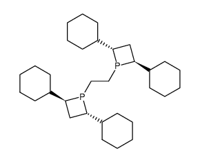 1,2-bis-((S,S)-2,4-dicyclohexylphosphetano)ethane Structure