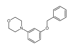 4-(3-phenylmethoxyphenyl)morpholine Structure