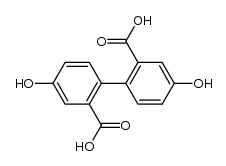 2,2'-dicarboxy-4,4'-dihydroxybiphenyl结构式