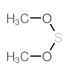 Sulfoxylic acid,dimethyl ester (8CI,9CI) structure