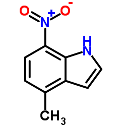 4-Methyl-7-nitro-1H-indole structure