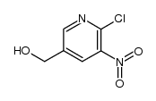 6-chloro-5-nitropyridin-3-ylmethanol结构式