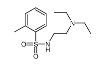 N-[2-(Diethylamino)ethyl]-2-methylbenzene-1-sulfonamide结构式