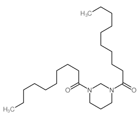 1-(3-decanoyl-1,3-diazinan-1-yl)decan-1-one Structure