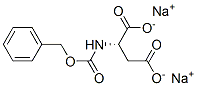 N-(Benzyloxycarbonyl)-L-aspartic acid disodium salt结构式