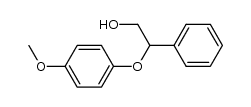 2-(4'-methoxyphenoxy)-2-phenylethanol Structure