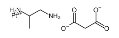 platinum(2+),propane-1,2-diamine,propanedioate结构式