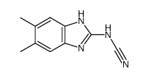 (5,6-dimethyl-1H-benzoimidazol-2-yl)-cyanamide Structure