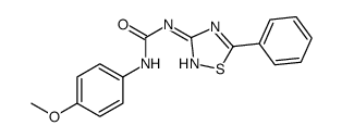 1-(4-methoxyphenyl)-3-(5-phenyl-1,2,4-thiadiazol-3-yl)urea Structure