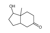 1-hydroxy-7a-methyl-2,3,3a,4,6,7-hexahydro-1H-inden-5-one Structure