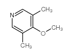 4-甲氧基-3,5-二甲基吡啶结构式