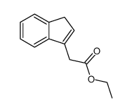 ethyl 2-(1H-inden-3-yl)acetate结构式