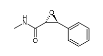 (2R,3S)-3-phenyloxirane-2-carboxylic acid methylamide结构式