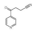 4-Pyridinebutanenitrile,g-oxo- Structure