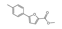 5-(4-METHYLPHENYL)FURAN-2-CARBOXYLIC ACID METHYL ESTER Structure