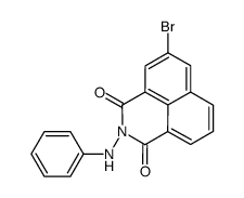 2-anilino-5-bromobenzo[de]isoquinoline-1,3-dione Structure