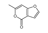 6-methylfuro[3,2-c]pyran-4-one结构式