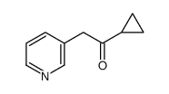 1-环丙基-3-(2-吡啶)-乙酮结构式