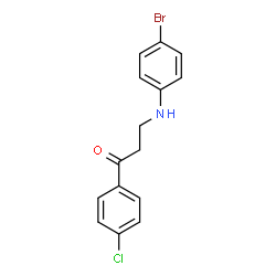 3-(4-bromoanilino)-1-(4-chlorophenyl)-1-propanone picture